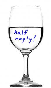Glass half empty